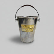 Laurent-Perrier French Stainless Steel Champagne Cooler with Leather Handle