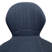 Patrol Blue Velvet Channel Tufted Accent Dining Chair