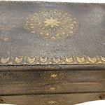 THE One Indian Baroque Brass Work Chest of Drawers Dresser
