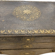 THE One Indian Baroque Brass Work Chest of Drawers Dresser