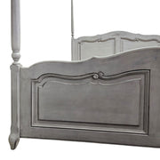 Marina Home Provincial Grey Four-Poster Canopy Bed