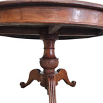 Victorian Style Solid Mahogany Round Pedestal Dining Table