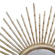 Radiant Gilded Sunburst Statement Mirror