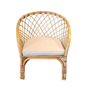 Orchard Rattan Chair with White Cushion