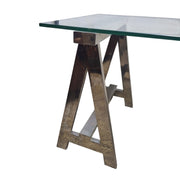 Dining Table Chrome Base