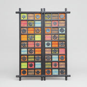 Marina Home Handcrafted Artisanal Wall Panel with Floral Iron Accents