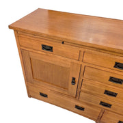 Extra-Long Farmhouse Buffet with Multi-Storage Drawers