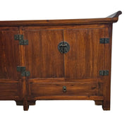 Classic Asian-Inspired Altar Sideboard in Rich Dark Wood