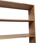 Rustic Charm Tall Solid Wood 7-Shelf Bookcase