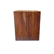 Marina Home Solid Wood Cube Accent Table