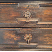 Vintage Oak Barley Twist Four-Drawer Chest
