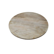 Round Natural Wood Coffee Table