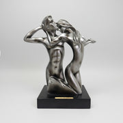 Decorolla AU Collection Retro Style Silver Lovers Figurine Sculpture