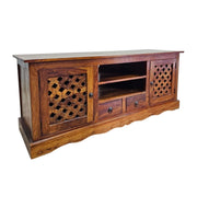 Rustic Artisan Solid Wood TV Media Console