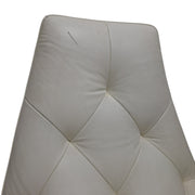 Mid-Century Cream Swivel Lounge Chair