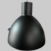 BoConcept Mid-Century Modern Matte Black Metal Pendant Hanging Lamp