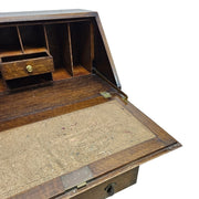 Vintage Charm Oak Bureau Slant-Front Writing Desk