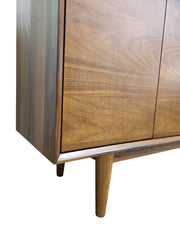 Crate & Barrel Mid-Century Modern Tate Walnut 80