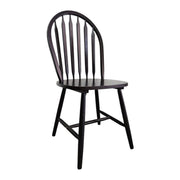 Classic Dark Finish Windsor Dining Chair