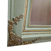 Bespoke Baroque Style Sage Green and Gilded Wall Mirror