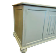 Sage Green Upcycled Wooden Blanket Box Storage Trunk