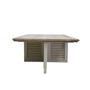 Marina Home Rustic Shutter Square Coffee Table