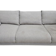 LG Living Supra Modern 3-Seater Fabric Sofa