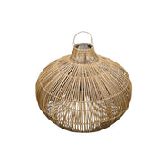Woven Natural Rattan Large Bell Hanging Pendant Lamp
