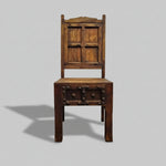 Heritage Style Solid Wood Carved Medieval Accent Chair