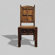 Heritage Style Solid Wood Carved Medieval Accent Chair