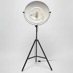 Industrial Studio Tripod Floor Lamp with Adjustable Spotlight