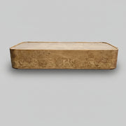 Marina Home Olive Ash Burl Block Coffee Table