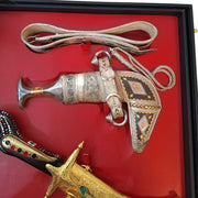 Decorative Framed Dagger Wall Art