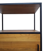 Loft Industrial Wood & Iron Storage Shelf