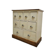 Rustic Apothecary-Style Nine-Drawer Multi-Storage Chest
