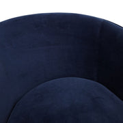 Pottery Barn Navy Velvet Club Accent Chair
