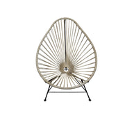 Modern Acapulco Style Woven Lounge Chair