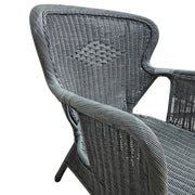 Timeless 20th Century Lloyd Loom Weathered Wicker Chair