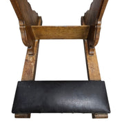 Vintage Oak Prie-Dieu Kneeler | Prayer Bench