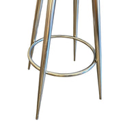 Striking Space Age Chrome Swivel Seat Bar Stool