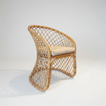Orchard Rattan Chair with White Cushion