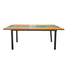 Artisan Epoxy Resin River Dining Table