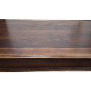 Dark Wood Rectangular Coffee Table