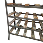 Industrial Rustic Reclaimed Wood Wine Rack & Bar Console