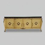 Ornate Baroque Style Gilded Cream Four Door Credenza Sideboard