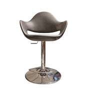 Black Scoop Bar Stool