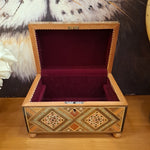 Levantine Style Mosaic Pattern Wooden Jewellery Box