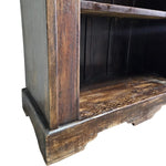 Vintage Indian Carved Solid Wood Bookcase