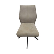 Modern Dining Chair with Black Metal Legs