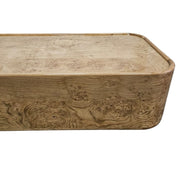 Marina Home Olive Ash Burl Block Coffee Table